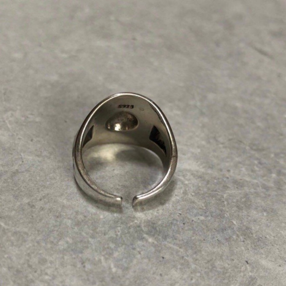 NEW STERLING SILVER RESIZABLE BOHO HIP HOP RETRO Y2K MINIMALIST RING - Picture 8 of 8